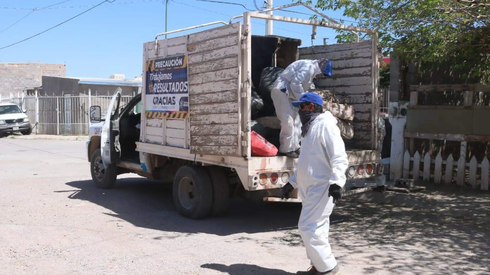 limpian viviendas al sur